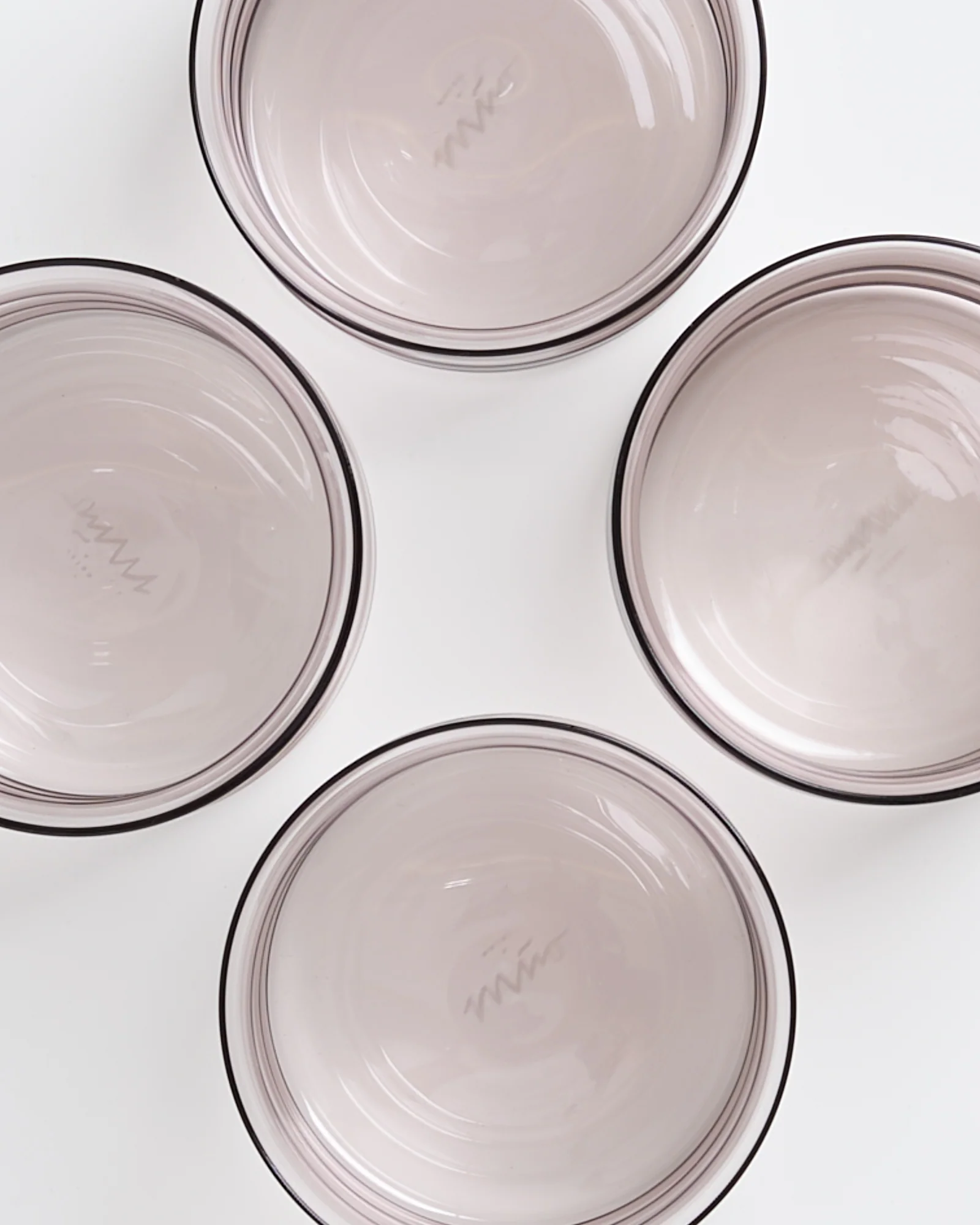 Joia Glas klein bubble grau 4er-Set - Image 3