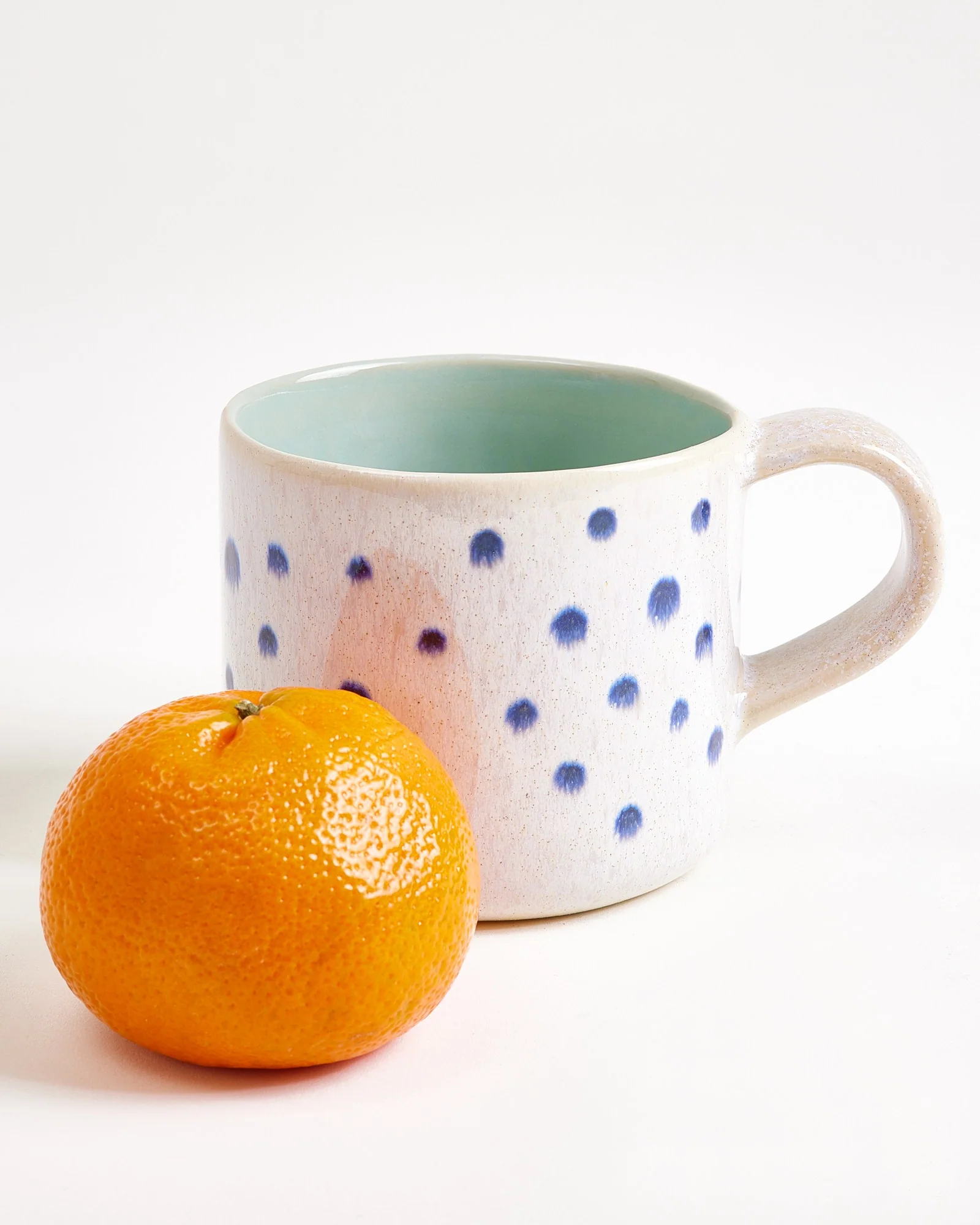 Nódoa Tasse groß gepunktet mint blau - Image 3