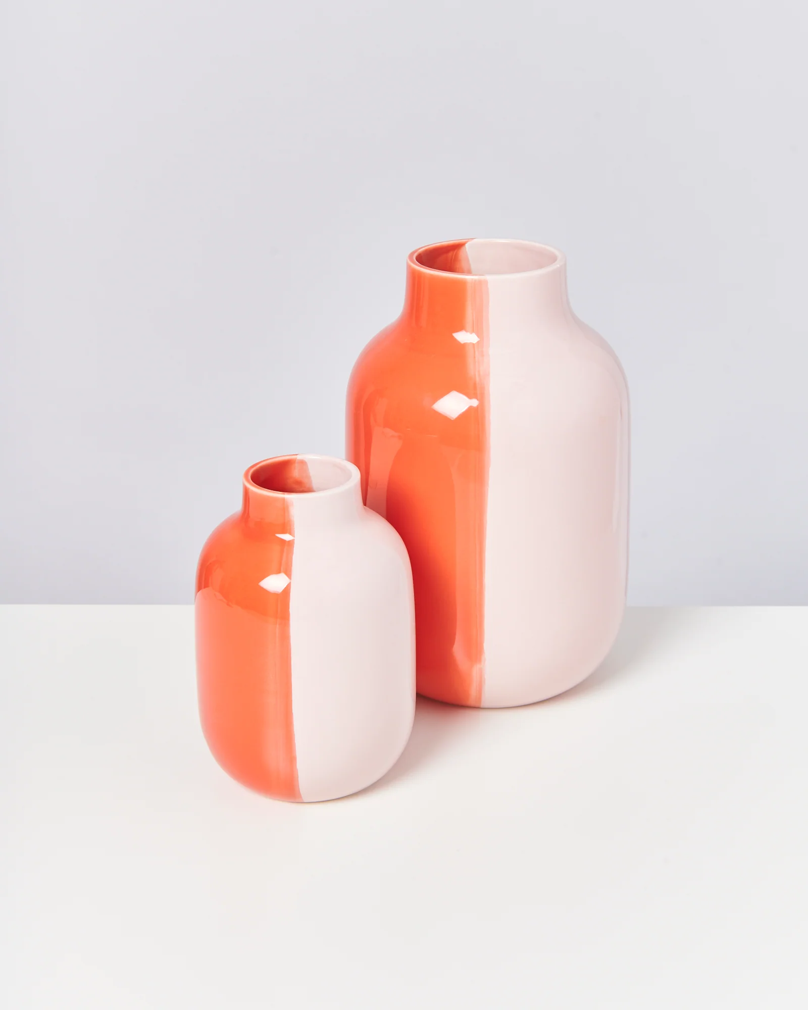 Nuno Vase M half coral rosé - Image 3