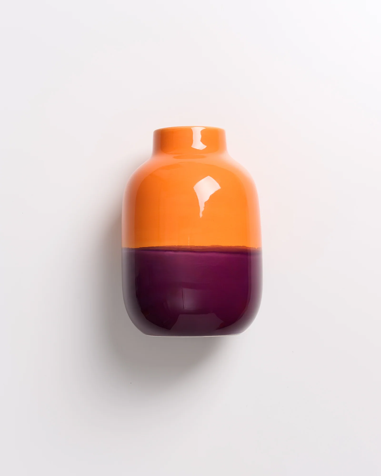 Nuno Vase M orange lila - Image 4